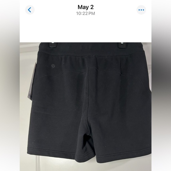 lululemon athletica Women's Black Scuba High-Rise Shorts-5" - Picture 7 of 7